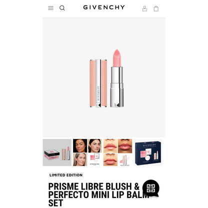 Givenchy Rose Perfecto Lip Balm Travel Size