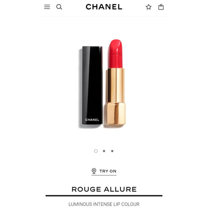 Chanel Rouge Allure Fullsize Lipstick