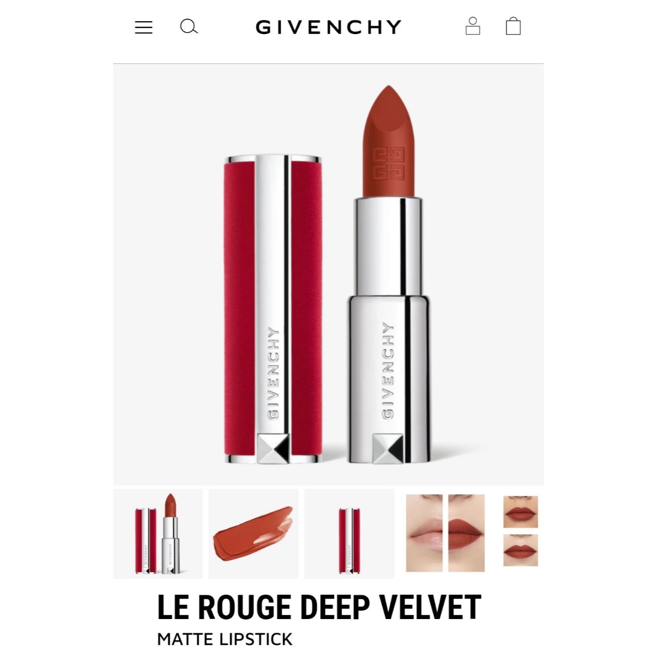 Le Rouge Interdit Intense Silk
Luminous Mini Lipstick 1.3g