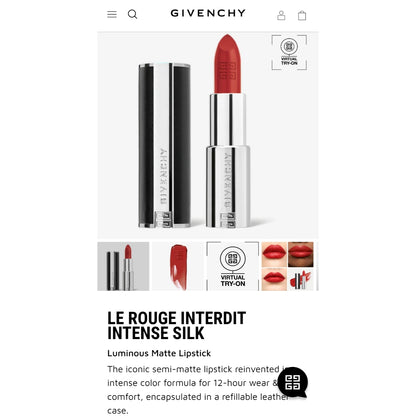 Givenchy The Forbidden Look Set Mascara and Mini Lipstick