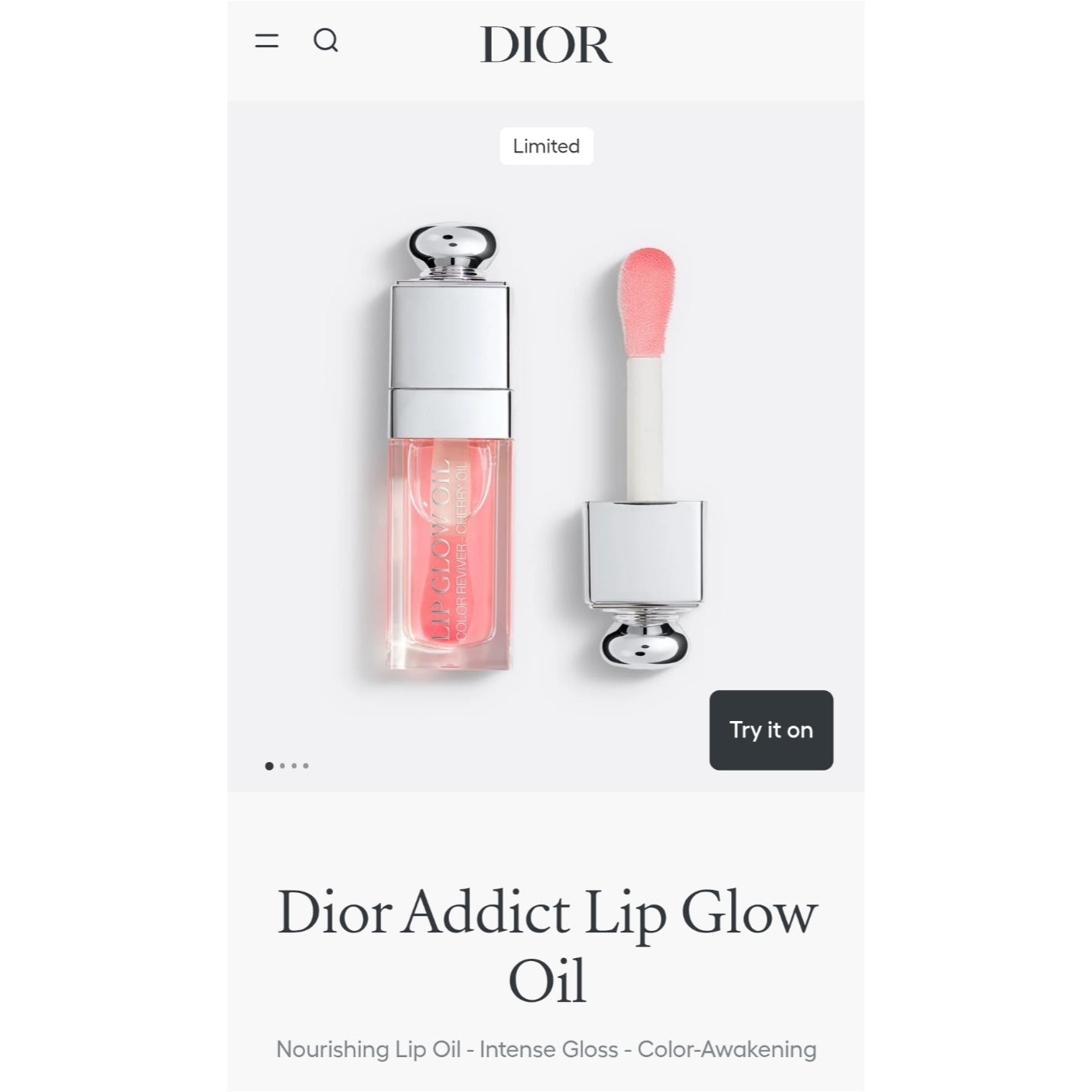 Dior Addict Lip Glow Oil Fullsize 6ml